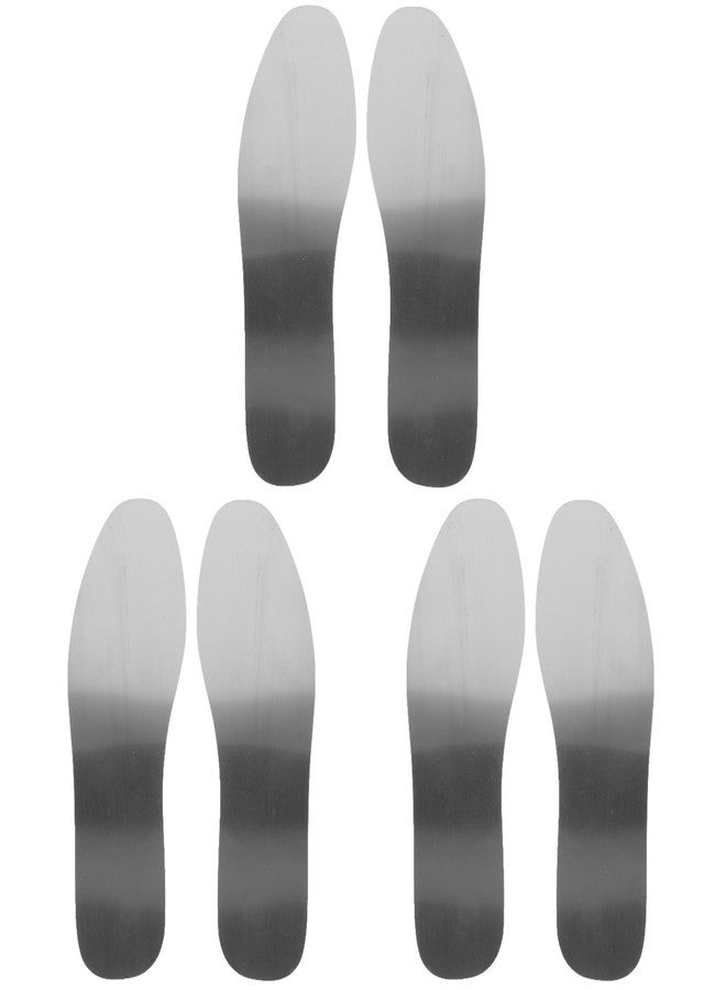 PACKOVE 3 Pairs Stainless Steel Insole Shoe Inserts Anti Nail Insole Puncture Insoles for Shoes Shoe Insoles Men Shoe Metal Insoles for Men Women - Image 1